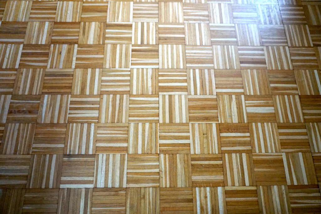 I loved the parquet floor in the sisters home. I had to take a picture :)